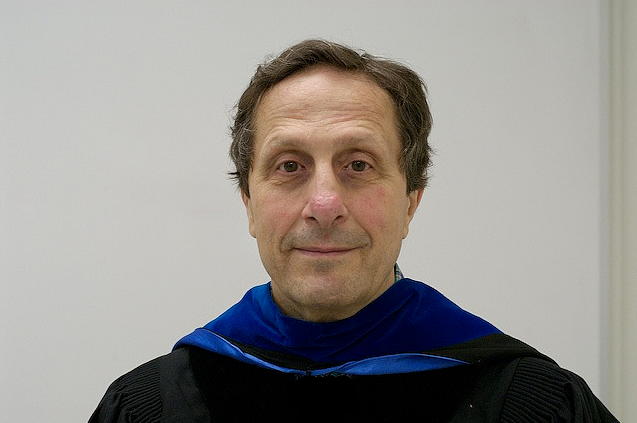 Angelo Raymond Rossi in academic regalia